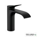 Смесител за мивка стоящ, Vivenis нисък, черен мат, Hansgrohe 75020670