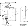 Смесител за мивка стоящ, Vivenis нисък, бял мат,  Hansgrohe 75020700