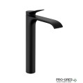 Смесител за мивка стоящ, Vivenis висок, черен мат, Hansgrohe 75040670