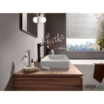 Смесител за мивка стоящ, Vivenis висок, черен мат, Hansgrohe 75040670 Смесител за мивка стоящ, Vivenis висок, черен мат, Hansgrohe 75040670