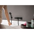 Смесител за вана/душ стенен, Vivenis Черен мат, Hansgrohe 75420670
