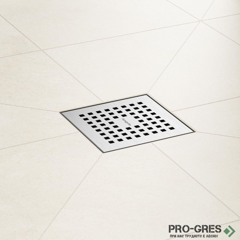 Подов сифон 10х10см HANSGROHE RainDrain Point 56246800