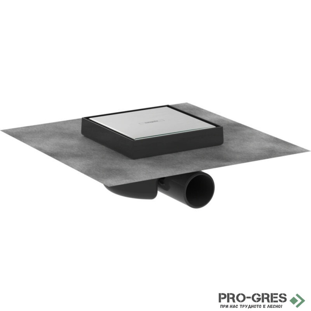 Подов сифон за баня, 15х15см, HANSGROHE RainDrain Spot 56112800