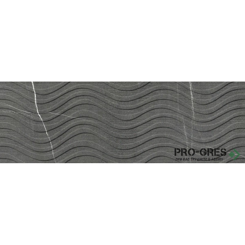 Фаянс Kairos Decor Graphite R Mat 29.5×90 см