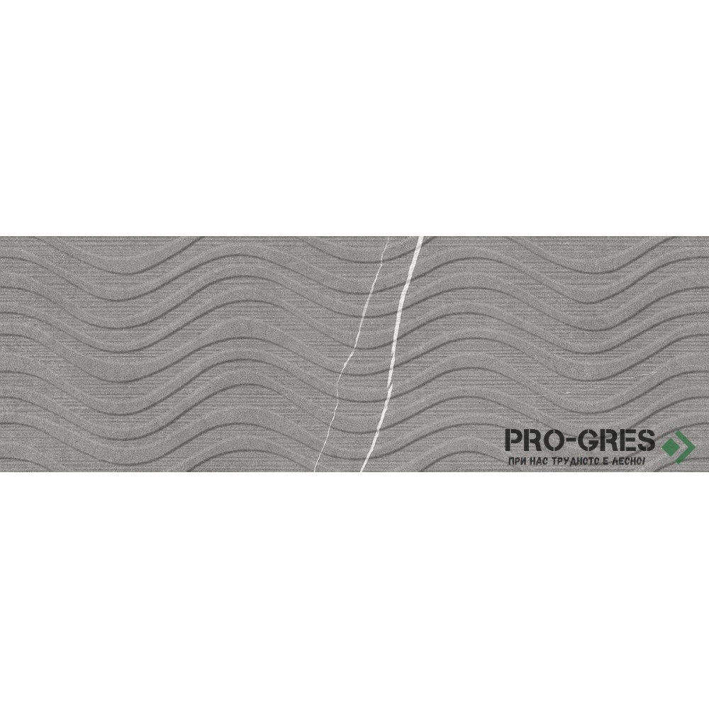 Фаянс Kairos Decor Grey R Mat 29.5×90 см