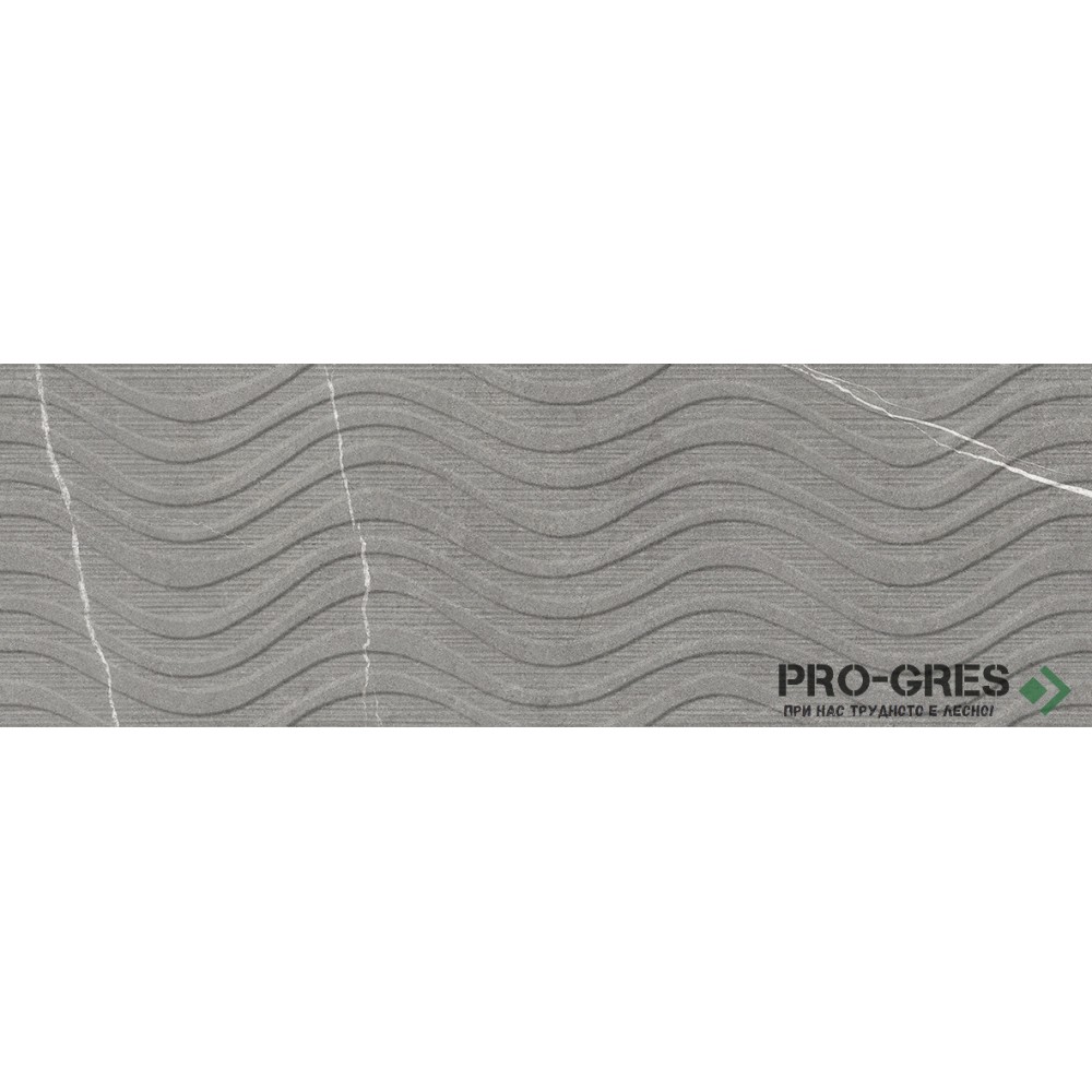 Фаянс Kairos Decor Grey R Mat 29.5×90 см