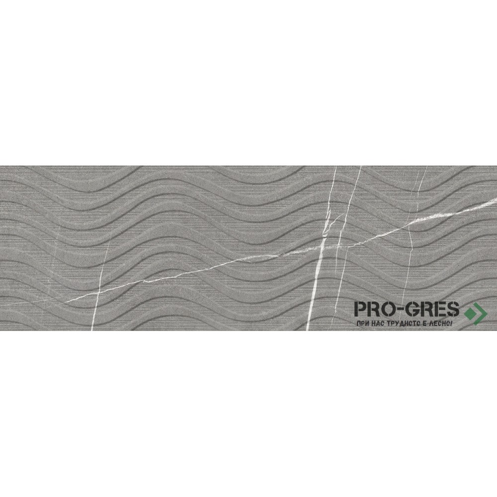 Фаянс Kairos Decor Grey R Mat 29.5×90 см