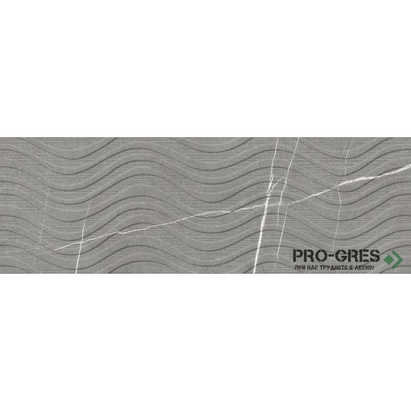 Фаянс Kairos Decor Grey R Mat 29.5×90 см