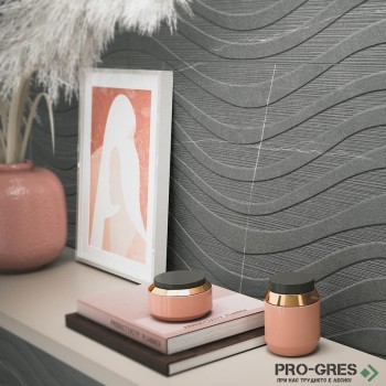 Плочки за баня ITT Ceramic Kairos Graphite 29.5×90 см