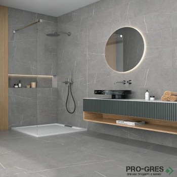 Плочки за баня ITT Ceramic Kairos Grey 29.5×90 см