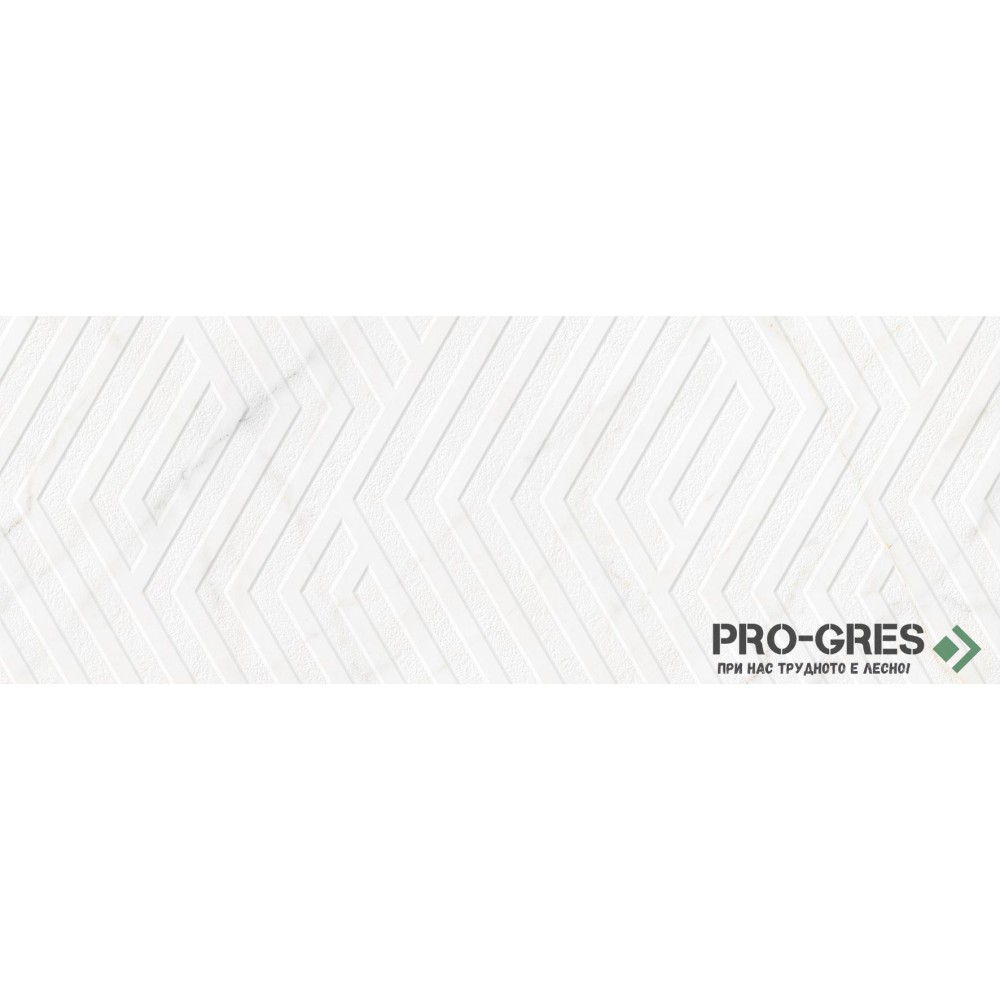Фаянс Prestige White Matt Decor Rect 29.5×90 см