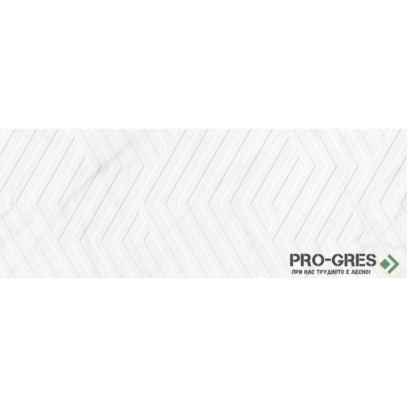 Фаянс Prestige White Matt Decor Rect 29.5×90 см