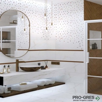 Плочки за баня ITT Ceramic Syrac Shiny 29.5×90 см