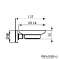 Сапуниера за монтаж на стена IOM, Ideal Standart, A9122XG