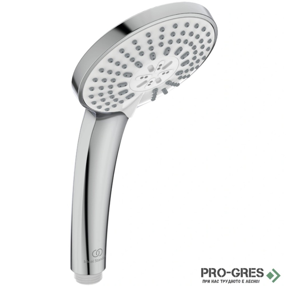 Ръчен душ Ø100 mm, 3 функции, 8 l/min Idealrain Soft Ideal Standart B9403AA