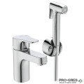 Смесител за умивалник H80 с хигиеничен душ, 5 l/min Cerabase, Ideal Standart, BC834AA