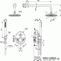 Комплект със смесител за вграден монтаж Ceraline Ideal Standart BD192XG