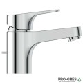 Смесител за умивалник H60 с пластмасов изпразнител, 5 l/min Cerabase, Ideal Standart, BD392AA