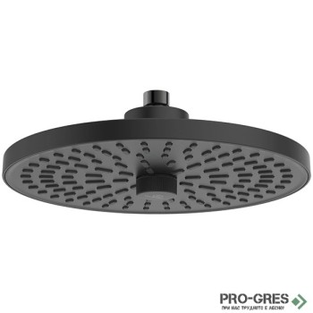 Двуфункционална душ глава Ø260 mm, черен мат Idealrain Alu+, Ideal Standart, BD581XG