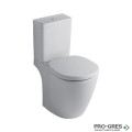 Моноблок Connect Cube хоризонтално оттичане,плавен капак,бял Ideal Standart E716401