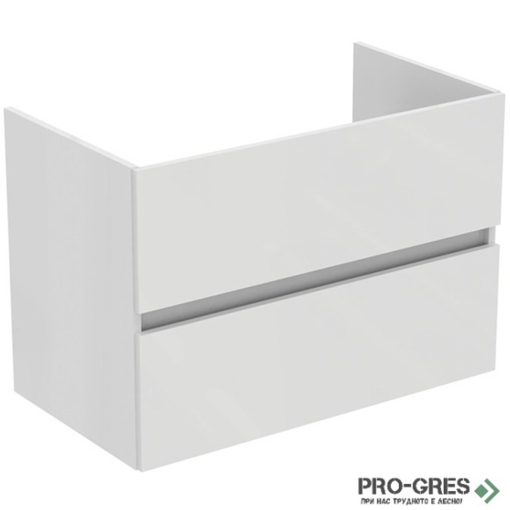 Шкаф за мивка с две чекмеджета 80cm Ideal Standart Eurovit+ R0263WG