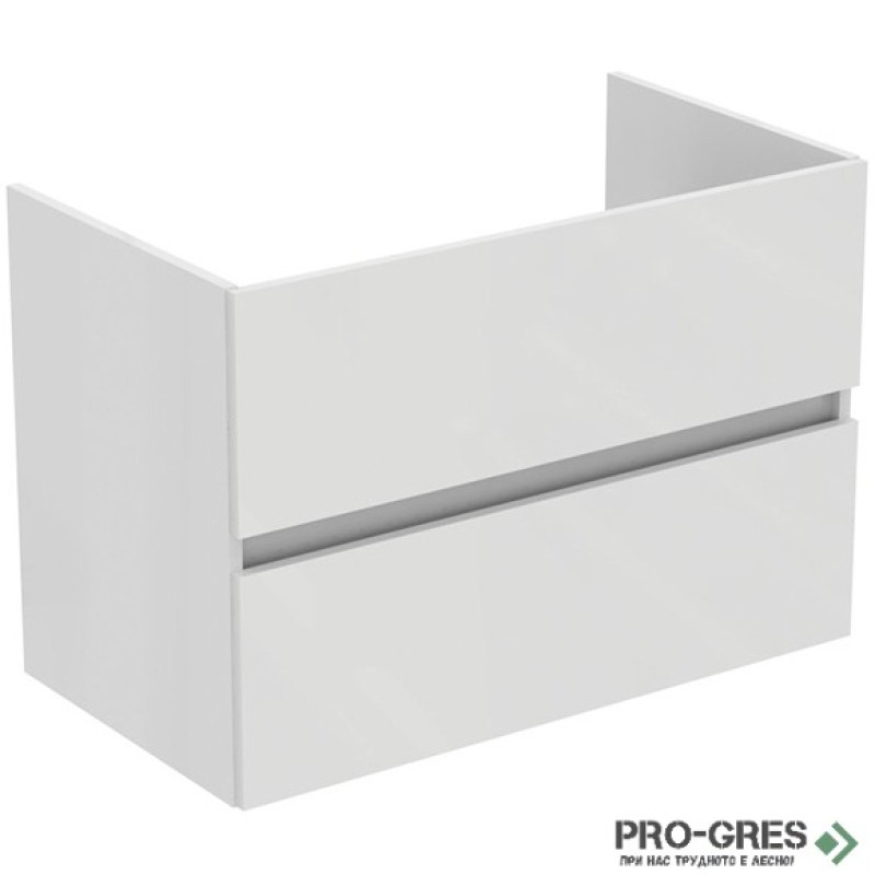 Шкаф за мивка с две чекмеджета 80cm Ideal Standart Eurovit+ R0263WG