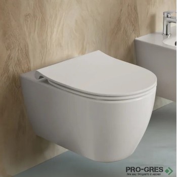 Комплект структура с тоалетна Hydrotwist i.life O T568001 Ideal Standard бутон по избор