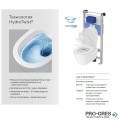 Комплект структура за вграждане с тоалетна Ideal Standard I.life O и технология HydroTwist