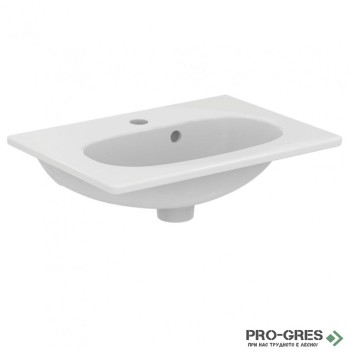 Мивка за мебел с отвор за смесител и преливник 63cm Ideal Standart Tesi T351001