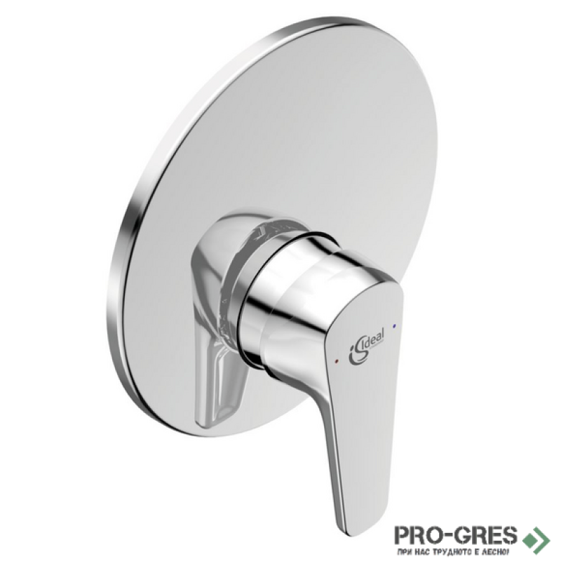 Смесител вграден за душ, комплект вътрешна + външна част Tyria Ideal Standart A6933AA