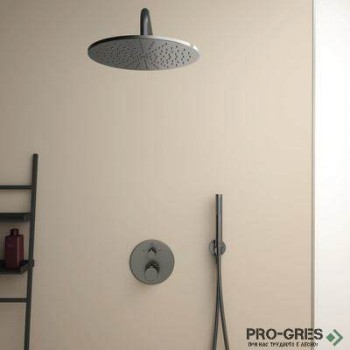 Душ комплект смесител за вгржадене с аксесоари ,черен мат Ideal Standart Ceratherm T100 A7573XG Душ комплект смесител за вгржадене с аксесоари ,черен мат Ideal Standart Ceratherm T100 A7573XG