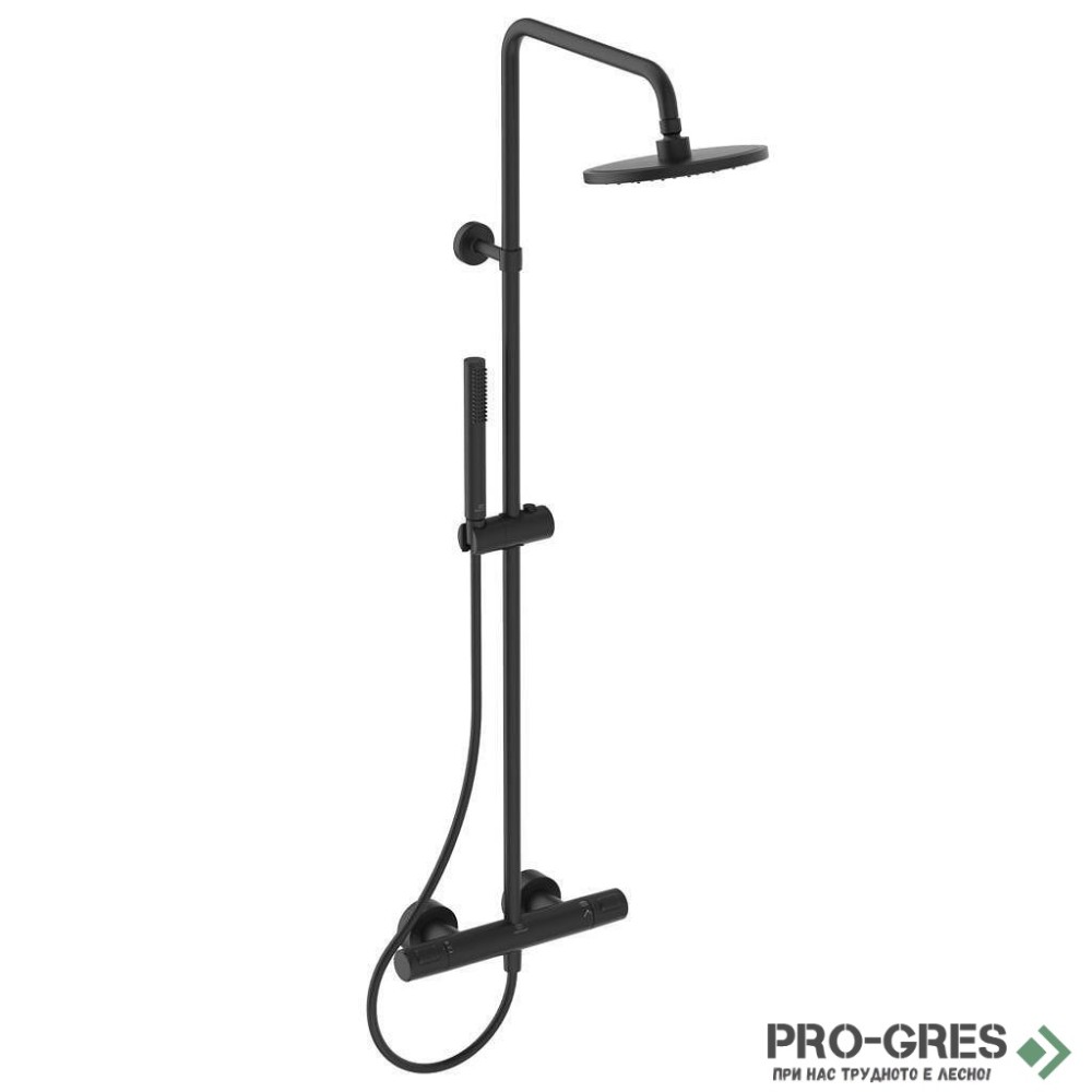 Душ система Ceratherm T25 с термостатен стенен смесител за душ, Ideal Standart, A7586XG