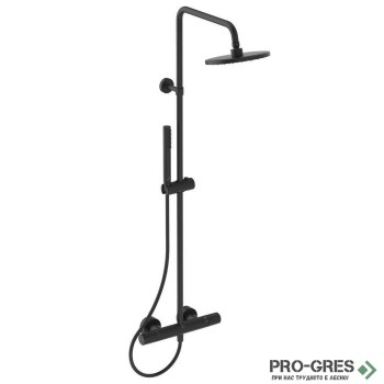 Душ система Ceratherm T25 с термостатен стенен смесител за душ, Ideal Standart, A7586XG