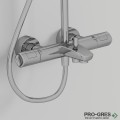 Душ система с термостатен смесител и чучур,хром IDEAL STANDARD CERATHERM T100 A7591AA