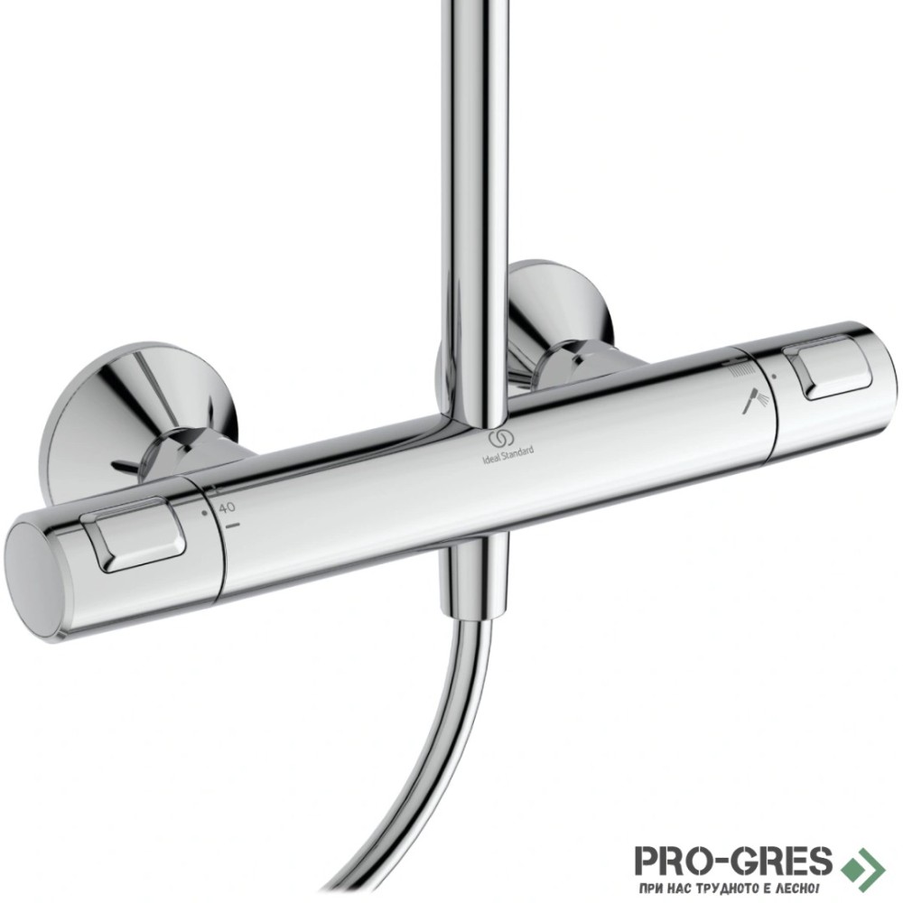 Душ система хром ,Ideal Standard Ceratherm T25 A7627AA