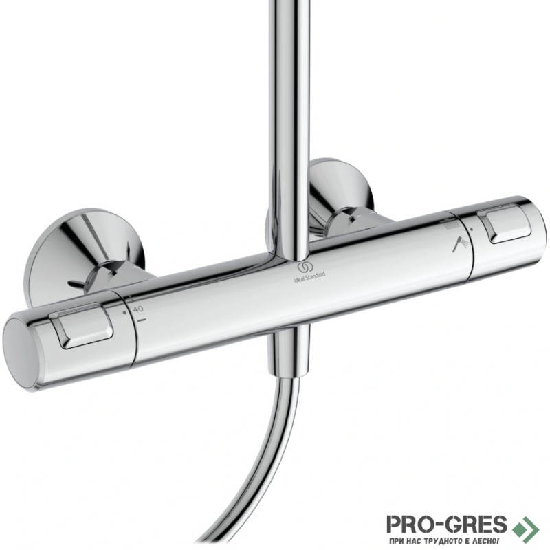 Душ система хром ,Ideal Standard Ceratherm T25 A7627AA