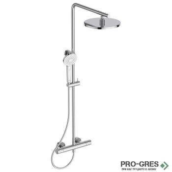 Душ система с термостатен стенен смесител за душ Ideal Standart Ceratherm T25 A7628AA