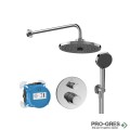 Комплект термостатен душ , хром IDEAL STANDARD CERATHERM T100 ALU+ A7671AA