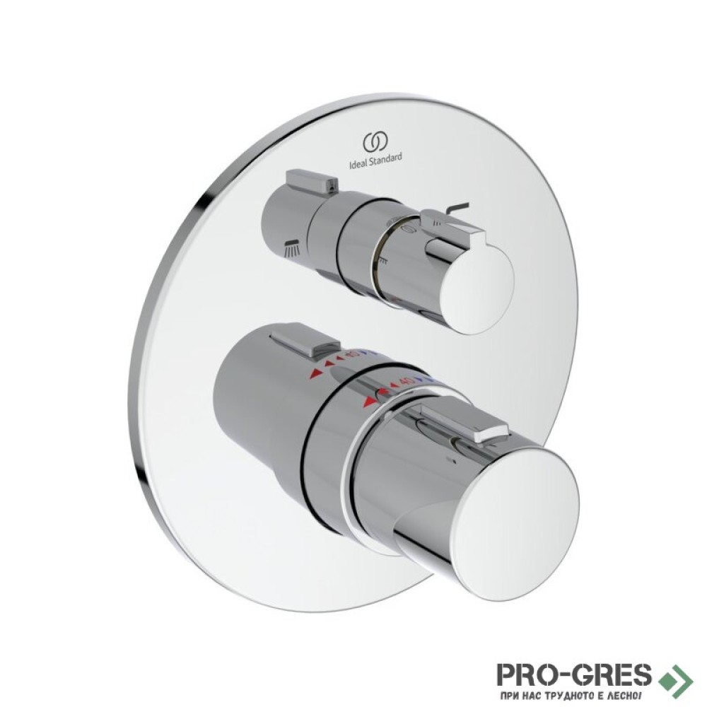 Комплект термостатен душ , хром IDEAL STANDARD CERATHERM T100 ALU+ A7671AA