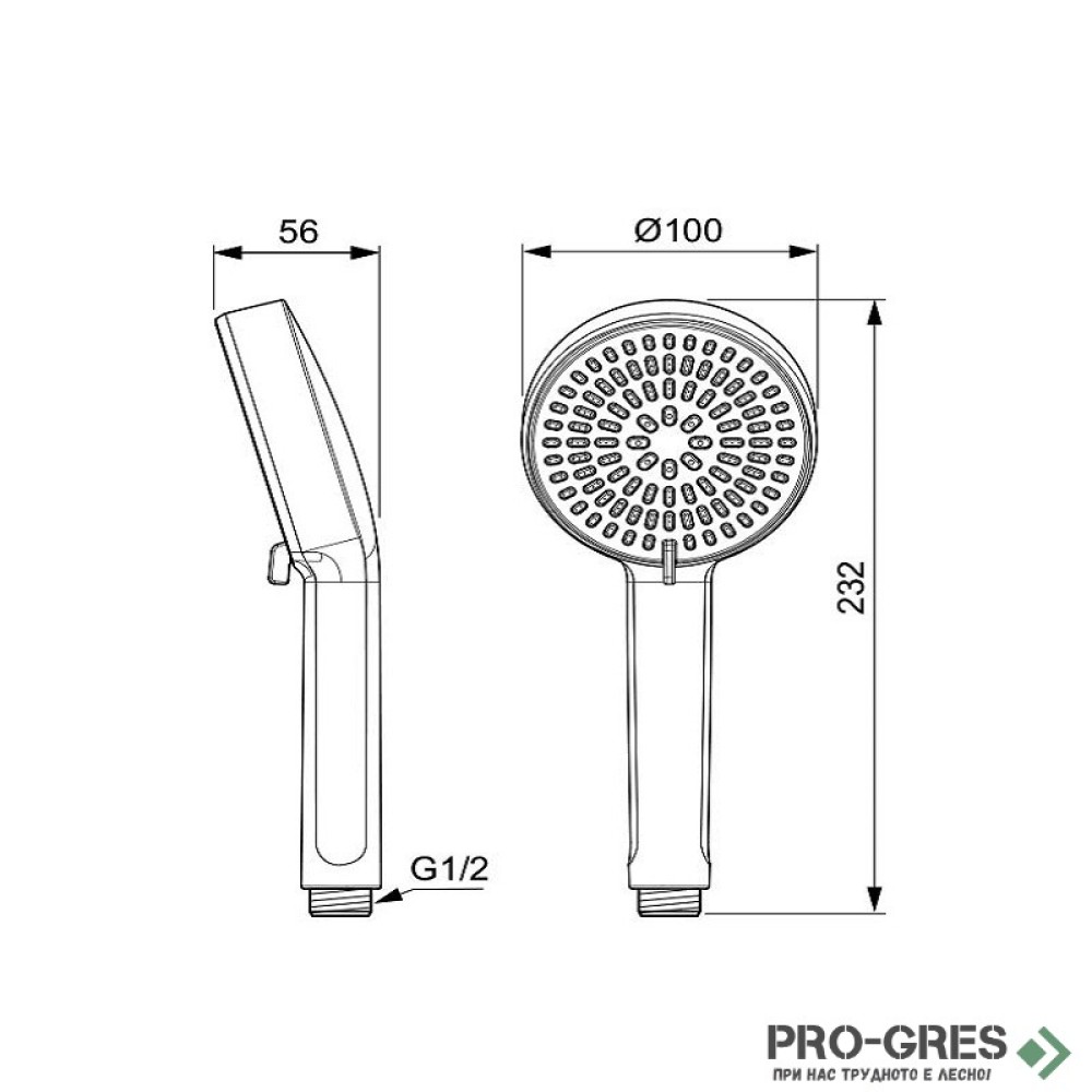 Комплект със смесител за вграден монтаж Ideal Standart Ceratherm T100 A7671XG