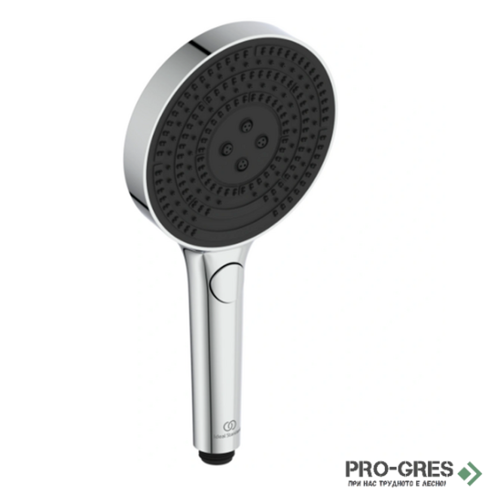 Ръчен душ Ø130 mm, 3 функции, 8 l/min, Idealrain Solos,Ideal Standart,A7896AA