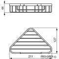 Ъглова решетъчна сапуниера IOM, Ideal Standart, A9105XG