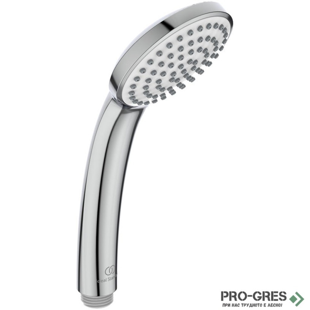 Ръчен душ Ø80 mm, 1 функция, 8 l/min, Idealrain Soft, Ideal Standart, B9400AA