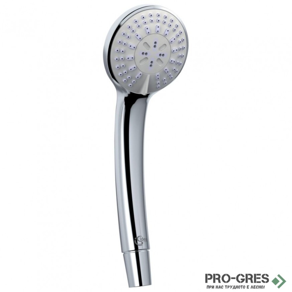 Ръчен душ Ø80 mm, 3 функции, 8 l/min, Idealrain Soft, Ideal Standart, B9401AA