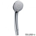 Ръчен душ Ø80 mm, 3 функции, 8 l/min, Idealrain Soft, Ideal Standart, B9401AA