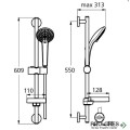 Комплект тръбно окачване с аксесоари Ideal Standart Idealrain B9415AA