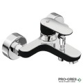 Смесител стенен за вана/душ, черен мат/хром, Tyria Ideal Standart BC157HS