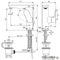 Смесител за умивалник с висок лят чучур Tyria Ideal Standart BC160AA
