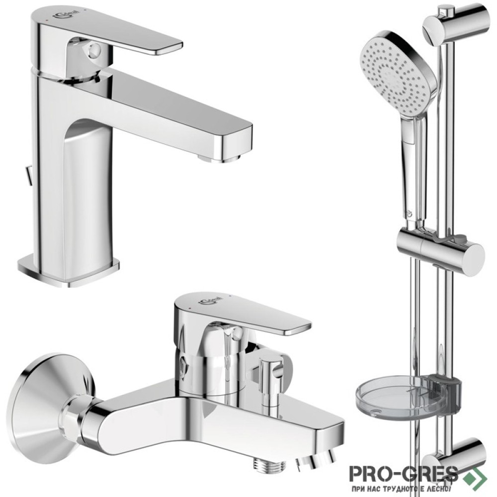 ПРОМО комплект смесители ESLA 3в1 IDEAL STANDARD BC264AA