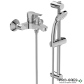 Смесител стенен за вана/душ с аксесоари Alpha Ideal Standart BC656AA